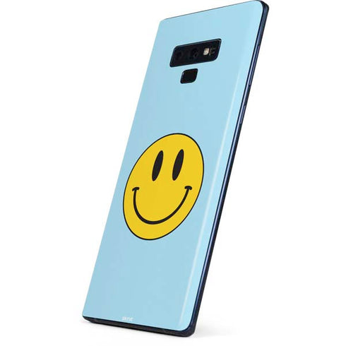 Blue Happy Face Galaxy Note 9 Skin