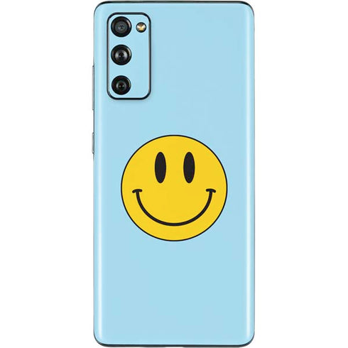 Blue Happy Face Galaxy S20 Fan Edition Skin