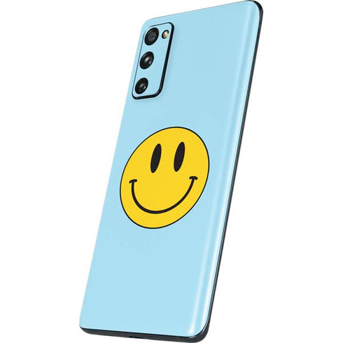 Blue Happy Face Galaxy S20 Fan Edition Skin