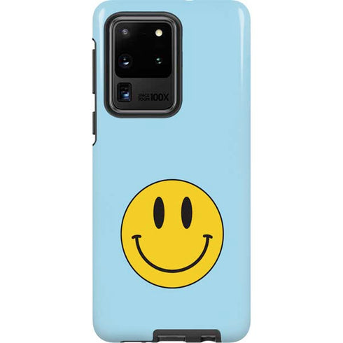 Blue Happy Face Galaxy S20 Ultra 5G Pro Case