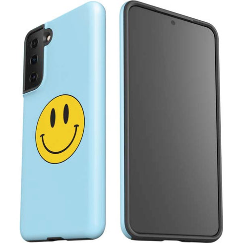 Blue Happy Face Galaxy S21 Plus 5G Pro Case