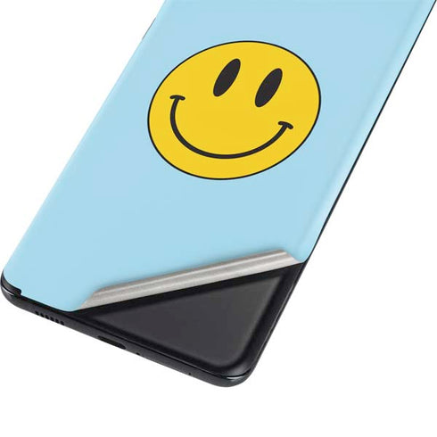 Blue Happy Face Galaxy S21 Plus 5G Skin