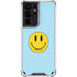 Blue Happy Face Galaxy S21 Ultra 5G Clear Case