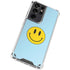 Blue Happy Face Galaxy S21 Ultra 5G Clear Case