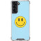 Blue Happy Face Galaxy S22 Clear Case