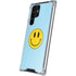 Blue Happy Face Galaxy S22 Ultra Clear Case