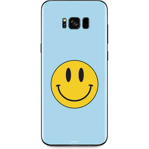 Blue Happy Face Galaxy S8 Plus Skin