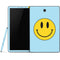 Blue Happy Face Samsung Galaxy Tab Skin