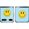 Blue Happy Face Galaxy Z Flip Skin