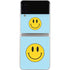 Blue Happy Face Galaxy Z Flip3 5G Skin