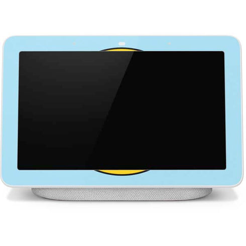 Blue Happy Face Google Home Hub Skin