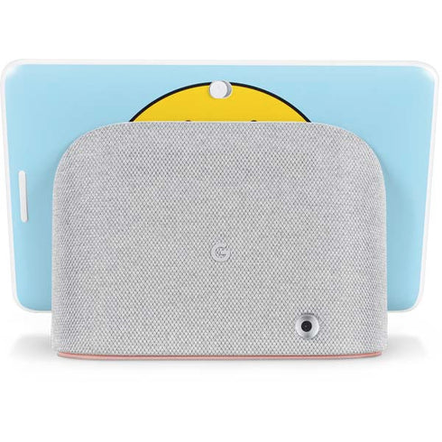 Blue Happy Face Google Home Hub Skin