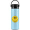 Blue Happy Face Hydro Flask 20oz Wide Mouth Skin