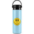 Blue Happy Face Hydro Flask 20oz Wide Mouth Skin