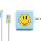 Blue Happy Face iPad Charger (10W USB) Skin