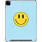 Blue Happy Face iPad Pro 12.9in (2020) Clear Case