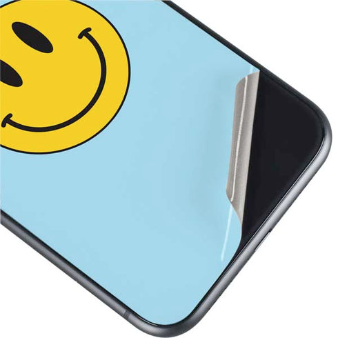 Blue Happy Face iPhone 11 Skin