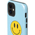 Blue Happy Face iPhone 12 Impact Case