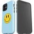 Blue Happy Face iPhone 12 Impact Case