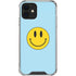 Blue Happy Face iPhone 12 Mini Clear Case