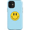 Blue Happy Face iPhone 12 Mini Impact Case