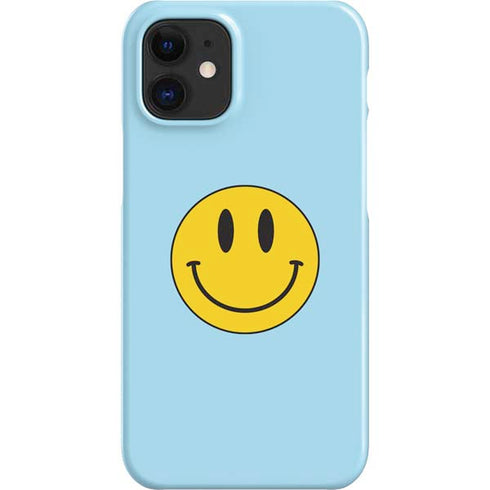 Blue Happy Face iPhone 12 Mini Lite Case