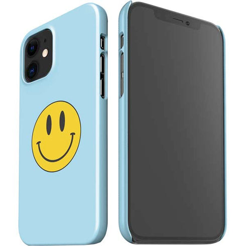 Blue Happy Face iPhone 12 Mini Lite Case