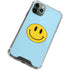 Blue Happy Face iPhone 12 Pro Clear Case