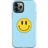 Blue Happy Face iPhone 12 Pro Impact Case