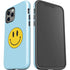 Blue Happy Face iPhone 12 Pro Impact Case
