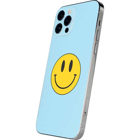 Blue Happy Face iPhone 12 Pro Max Skin