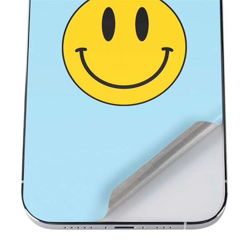 Blue Happy Face iPhone 12 Pro Max Skin