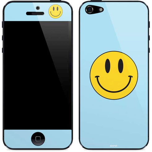 Blue Happy Face iPhone 5/5s/5SE Skin