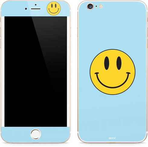 Blue Happy Face iPhone 6/6s Plus Skin