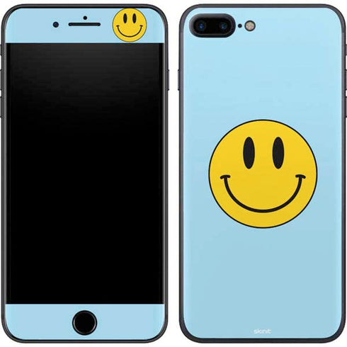 Blue Happy Face iPhone 7 Plus Skin