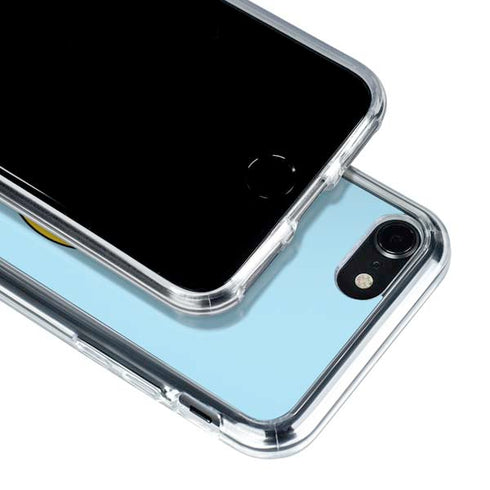 Blue Happy Face iPhone SE (2nd & 3rd Gen) Clear Case