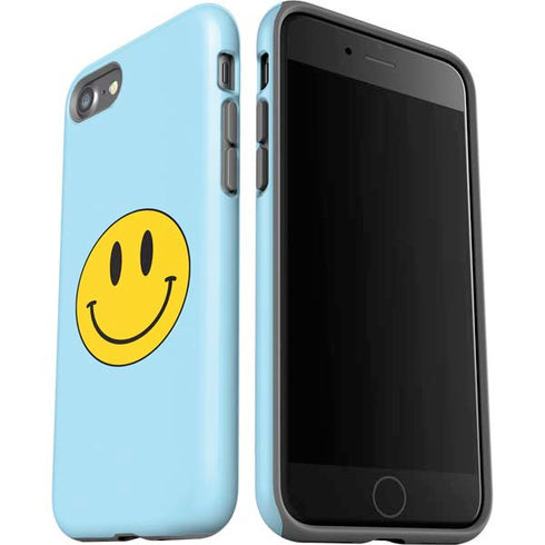 Blue Happy Face iPhone SE (2nd & 3rd Gen) Pro Case