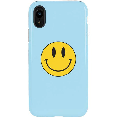 Blue Happy Face iPhone XR Pro Case