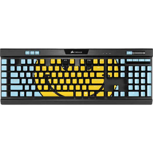 Blue Happy Face K95 RGB PLATINUM Mechanical Gaming Keyboard Skin
