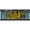 Blue Happy Face K95 RGB PLATINUM Mechanical Gaming Keyboard Skin