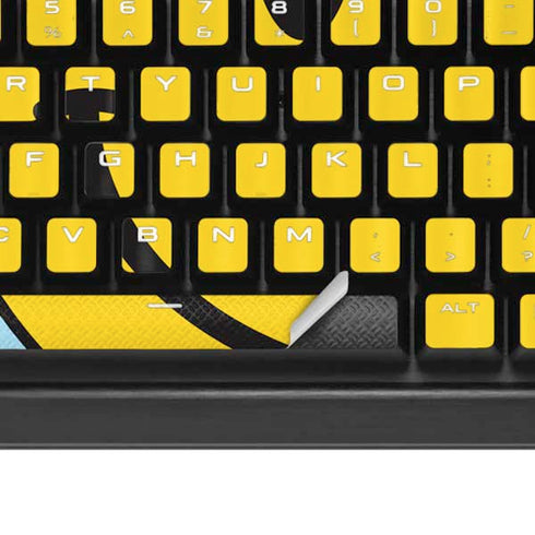 Blue Happy Face K95 RGB PLATINUM Mechanical Gaming Keyboard Skin