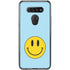 Blue Happy Face LG K51/Q51 Clear Case