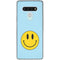 Blue Happy Face LG Stylo 6 Clear Case