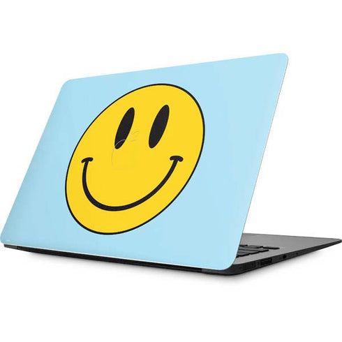 Blue Happy Face Apple MacBook Skin