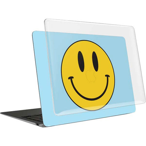 Blue Happy Face MacBook Air 13in M1 (2021) Case plus Skin