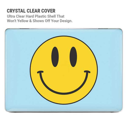 Blue Happy Face MacBook Pro 16in (2021-25) Case plus Skin