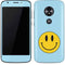 Blue Happy Face Moto E5 Play Skin