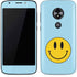 Blue Happy Face Moto E5 Play Skin
