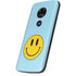Blue Happy Face Moto E5 Play Skin