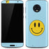 Blue Happy Face Moto G6 Skin